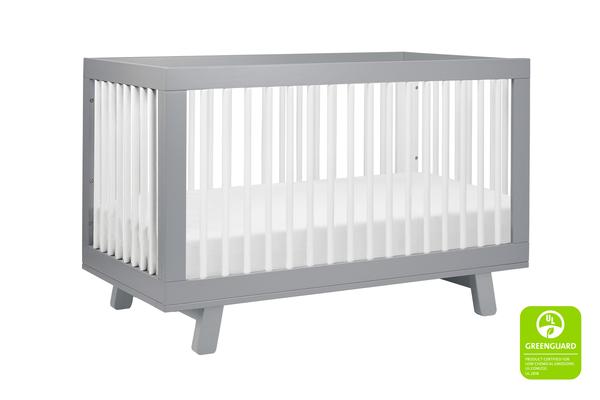 babyletto hudson crib Grey / White