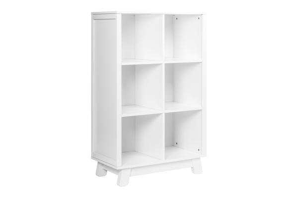 babyletto hudson cubby bookcase washed natural White