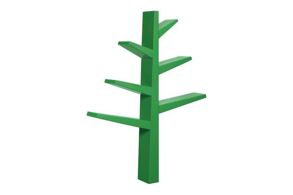 M4626GR,Spruce Tree Bookcase In Green Finish Green