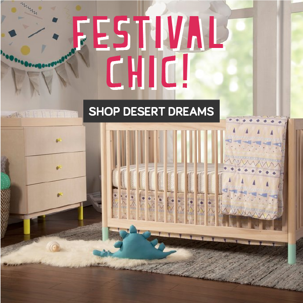 babyletto festival chic shop desert dreams bedding