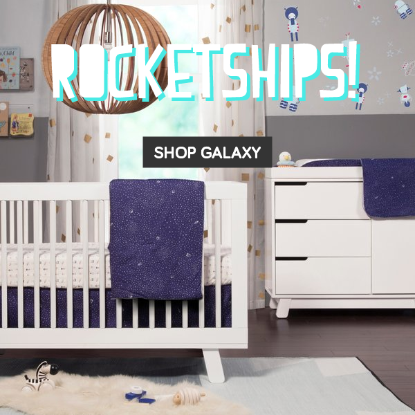 babyletto rocketships galaxy bedding